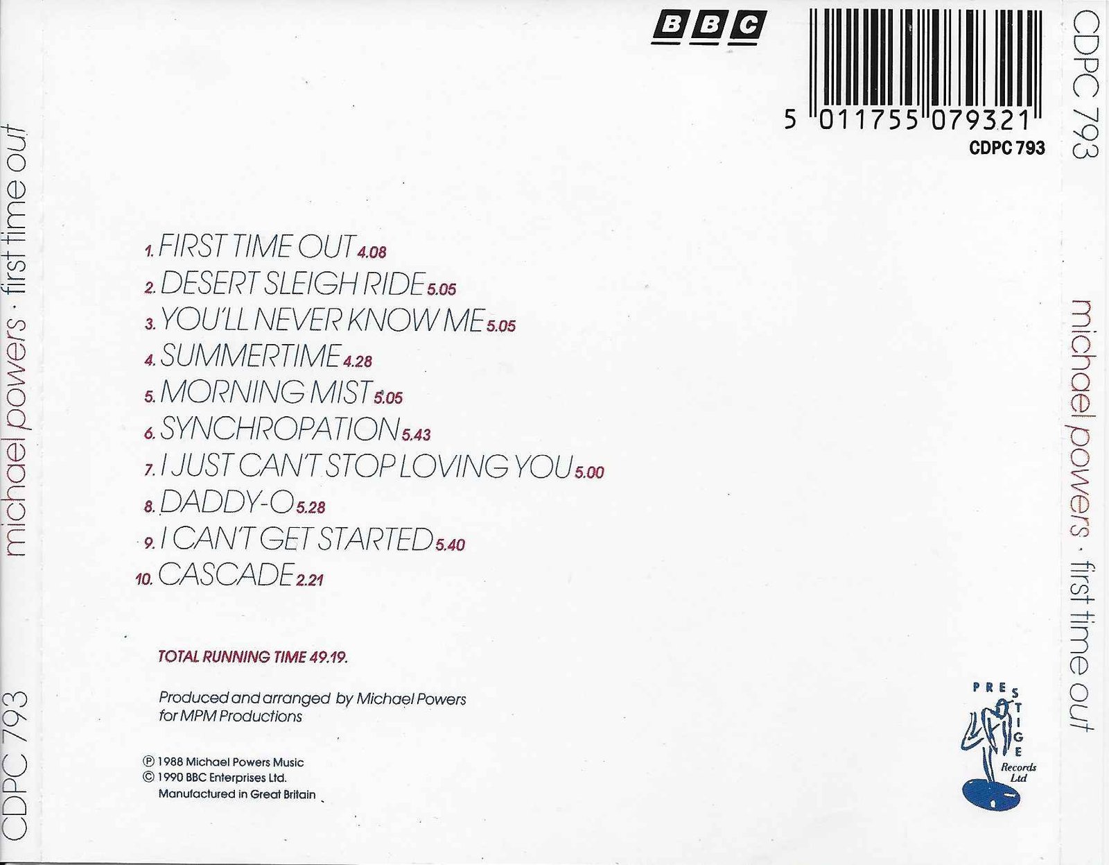 Back cover of CDPC 793